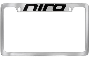 Kia Niro License Plate Frames / Chrome - Midtown Accessories